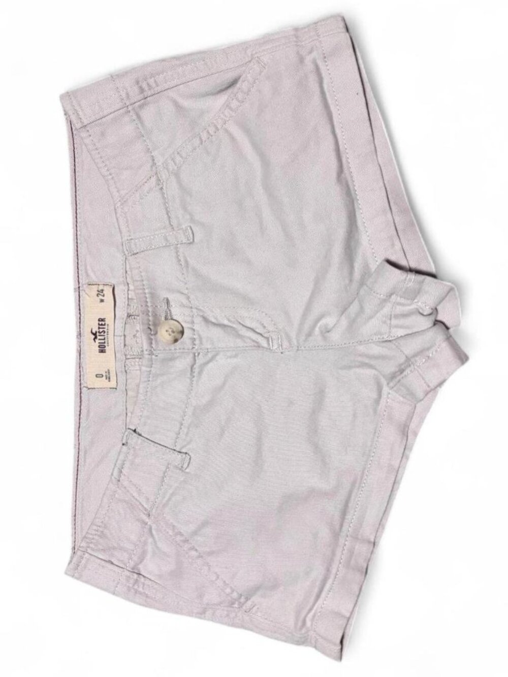 AE American Eagle Cuffed Blue Jean Midi Shorts Stretch